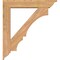 Ekena Millwork Balboa Traditional Smooth Bracket w/ Offset Brace, Western Red Cedar, 7 1/2"W x 40"D x 44"H BKT0806X40X44BOA01SWR - alternate 3